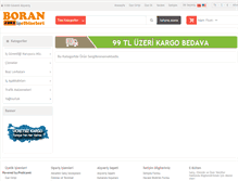 Tablet Screenshot of boraniselbiseleri.com